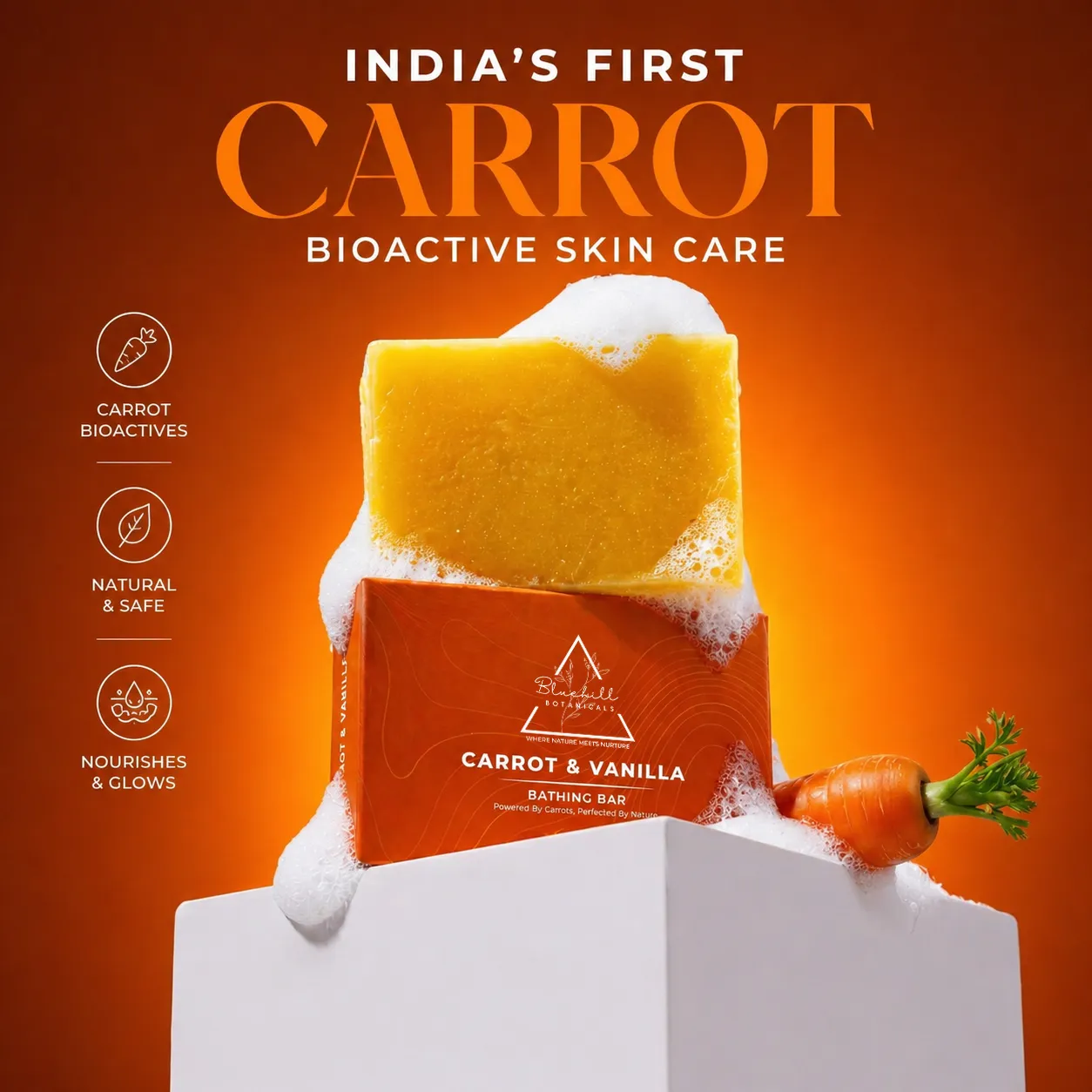 Carrot & Vanilla Bath Soap